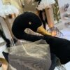 πάνινο κουκλάκι ζωάκι μαύρος κύκνος
